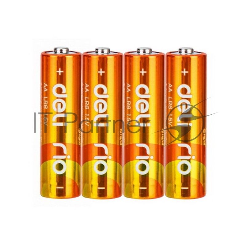 Батарейки Deli Rio E82902 AA LR6 1.5V (4шт\Pack)