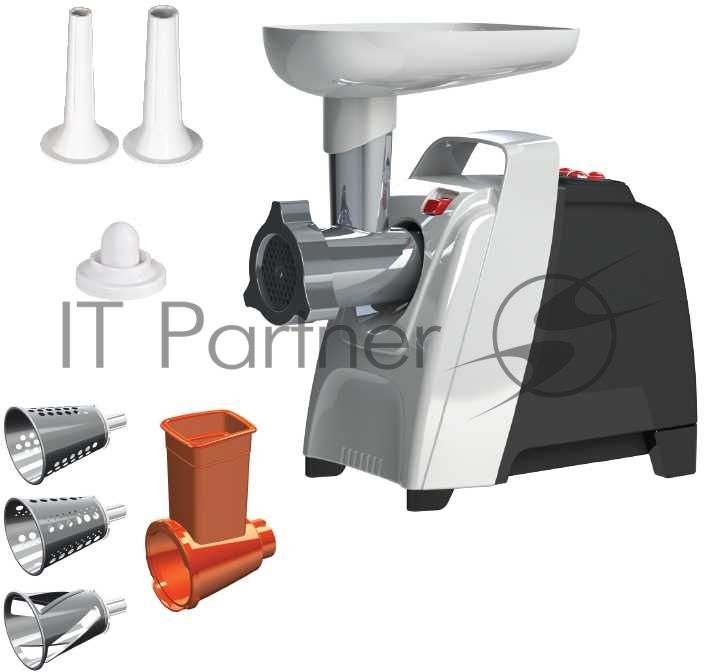 Мясорубка Аксион М61.03 Черно-серебристая мощность 2000 Вт