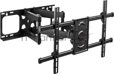 Кронштейн для телевизора Arm Media PARAMOUNT-70 черный, 32"-90" макс. 65 кг, настенный, поворотно-выдвижной и наклонный