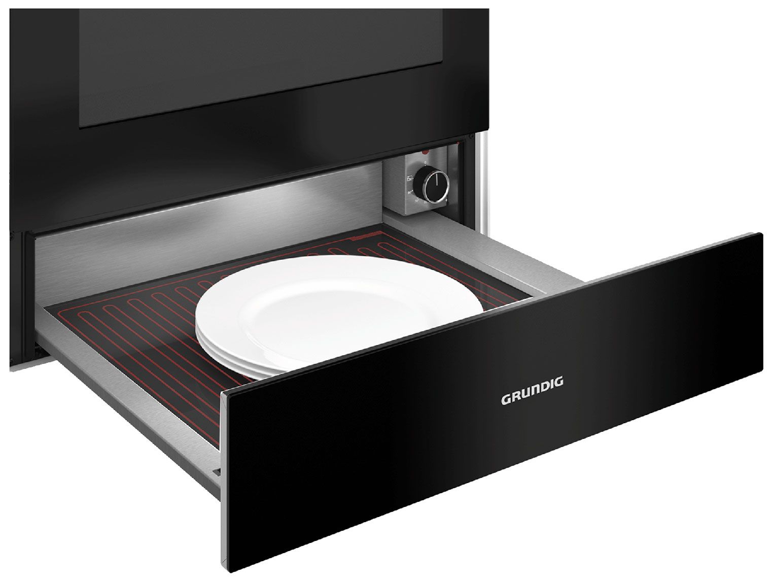 Встраиваемый подогреватель для посуды Grundig GWS 2152 B, нержавеющая сталь