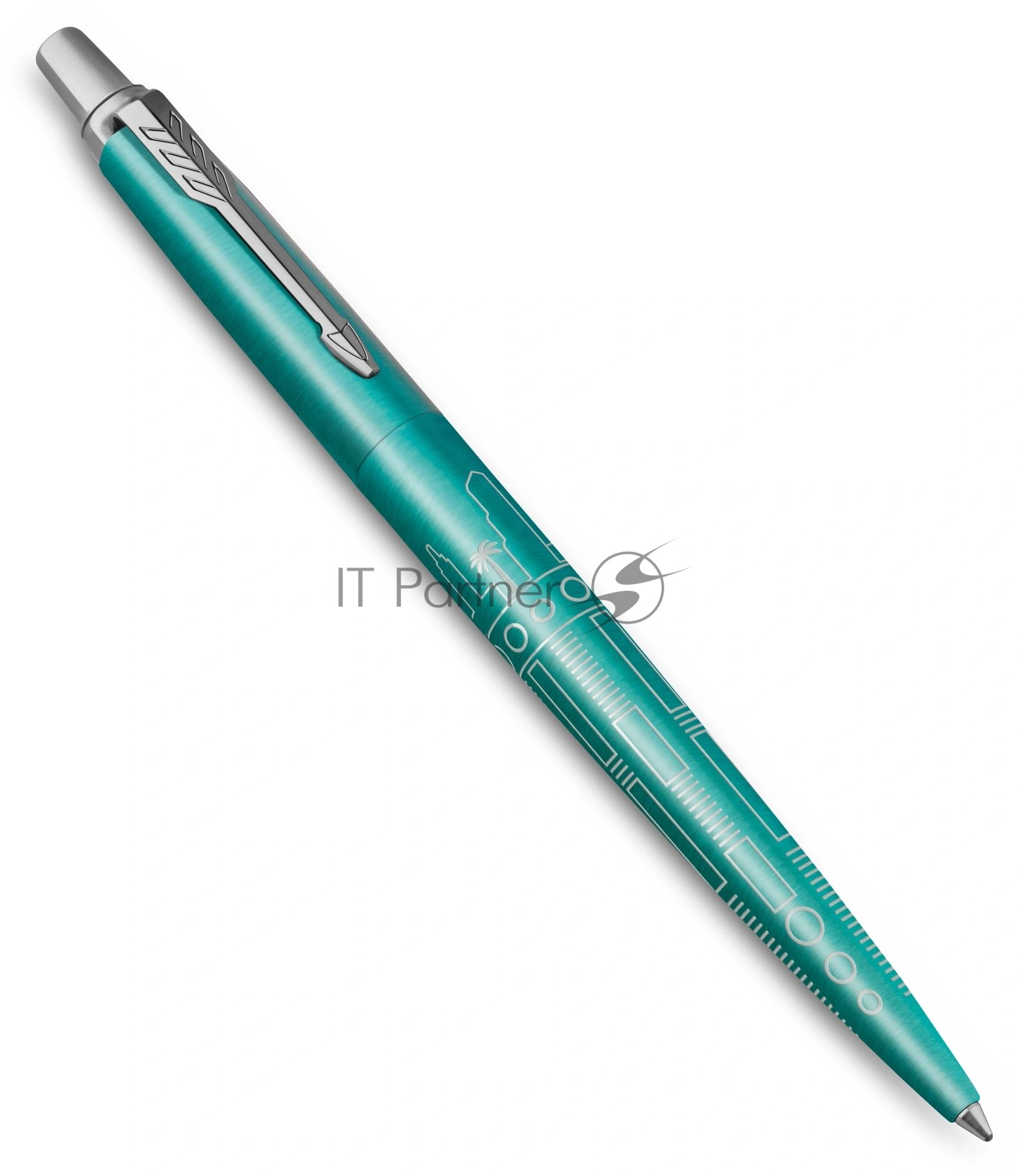 Ручка шариковая Parker Jotter Miami K179 (2221602) бирюзовый M син. черн. подар.кор.