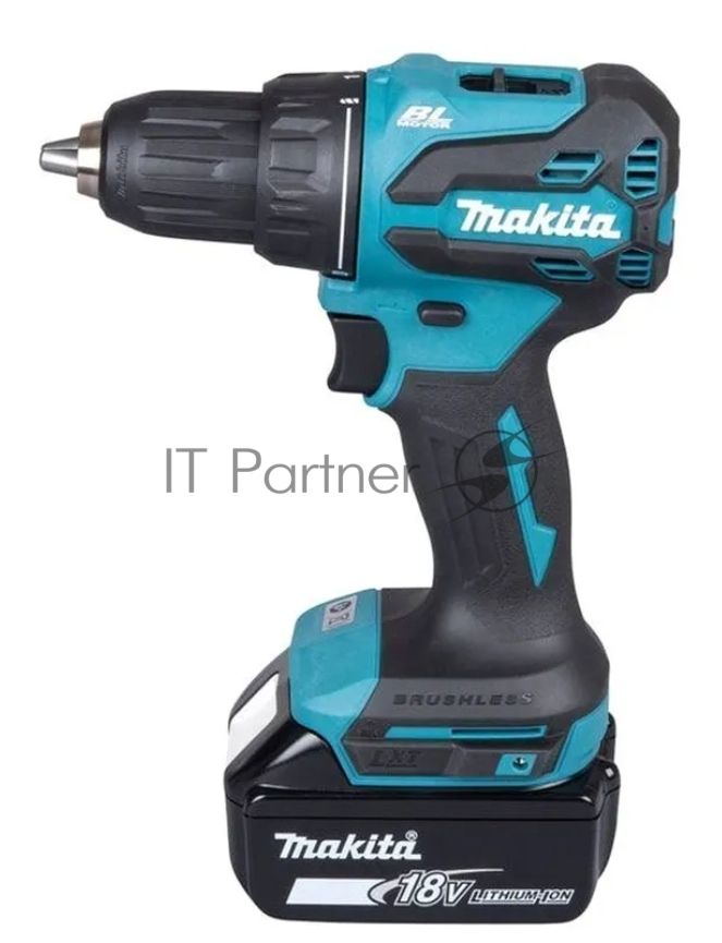 Дрель-шуруповерт Makita DDF490F002, 18 В, 3 Ач, 50 Нм, бесщеточный