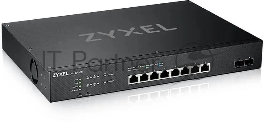 Коммутатор Zyxel XS1930-10, 8×10G (Multi-Gig) + 2×SFP+, L3 Lite, управляемый