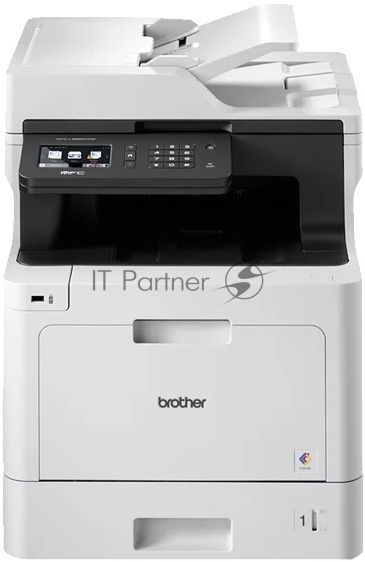 МФУ лазерное Brother MFC-L8690CDW, цветной лазерный A4 Duplex Net WiFi серый/черный