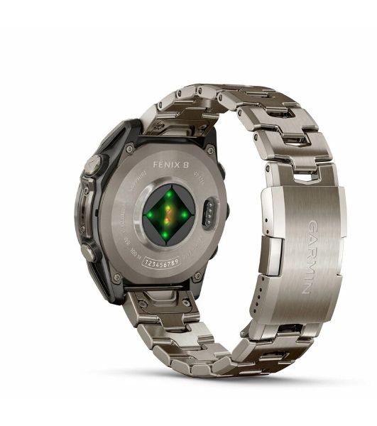 Умные часы Garmin Fenix 8 1.4" AMOLED, Wi-Fi, Bluetooth, NFC, 100м, титановый серый / титановый