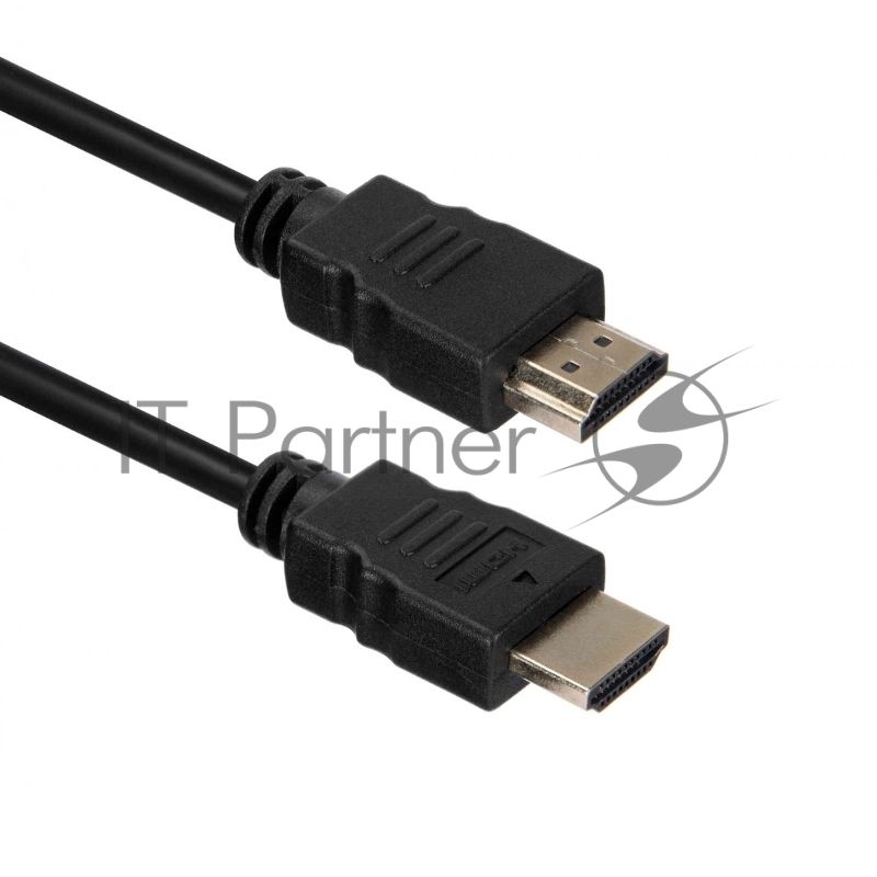 Кабель ACD-DHHM1-50B HDMI 1.4, Golden Plated,19m/19m, черный, 5м