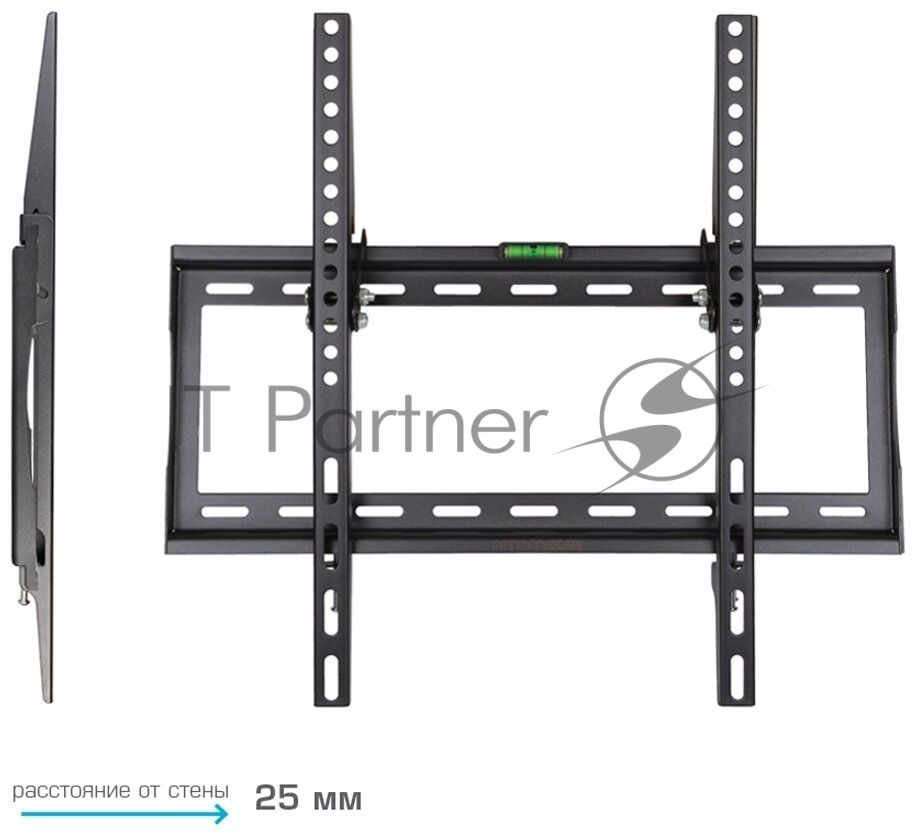 Кронштейн для телевизора Arm Media STEEL-4 черный 22"-65" макс.35кг настенный наклон
