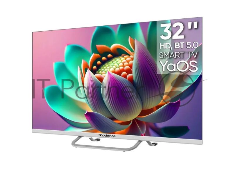 Телевизор TopDevice 32" TDTV32CS07H белый HD Smart YaOS 1GB 8GB