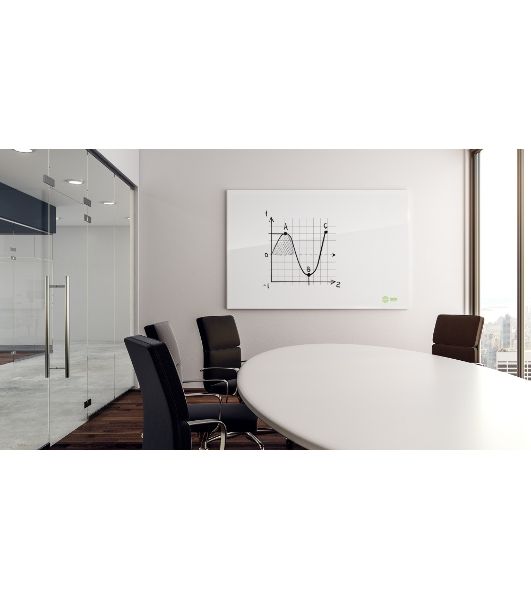 Демонстрационная доска Cactus CS-GbD-90x120-UWT стекло стеклянная 90x120 см ультра белый