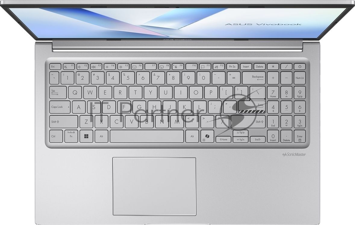 Ноутбук Asus Vivobook 15 X1504MA-BQ1186/15.6"/IPS/Core 5 320/8Gb/512Gb SSD/Intel Graphics/без ОС/серебристый/1.7kg