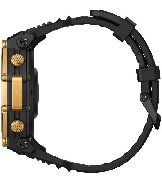 Умные часы Amazfit T-Rex 3 Pro A2549, 1.32" AMOLED, Wi-Fi, Bluetooth, 10ATM, золотистый / черный