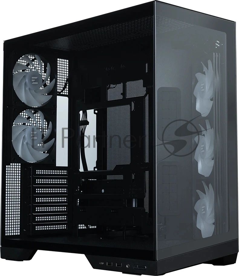 Корпус ZALMAN D50, ATX, BLACK, WINDOW, 2x3.5", 3x2.5", 1xUSB TYPE-C, 2xUSB3.0, FRONT 1xXF360, REAR 1xXF120