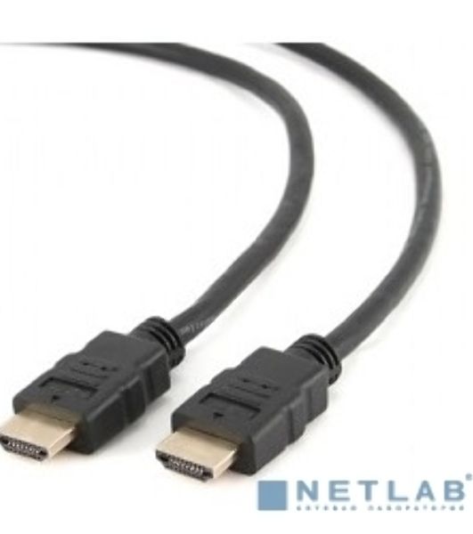 Кабель Cablexpert HDMI CC-HDMI4-30M, 19M/19M, v1.4, медь, позол.разъемы, экран, усилитель сигнала, 30м, черный, пакет