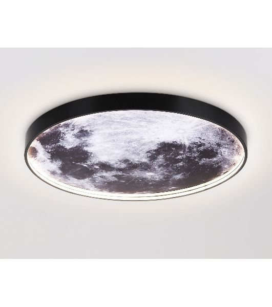 Настенно-потолочный светодиодный светильник Ambrella light FW11113 BK черный 31W LED 3000-6400K D500*38