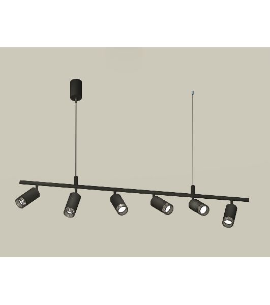 Светильник Ambrella light XB9006350/6 SBK/BK черный песок/тонированный MR16 GU5.3 (С9006, С6323, N6151)