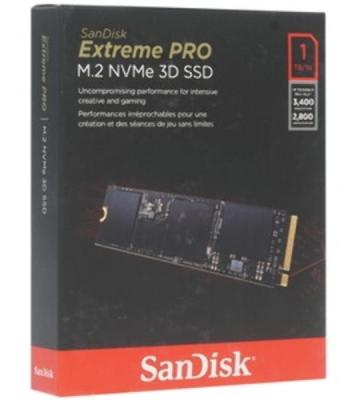 Накопитель SSD SanDisk Extreme M.2 2280 NVMe 2Tb, 51500MBs/4850MBs TBW 1200, SDSSDX3N-2T00-G26, 1 year
