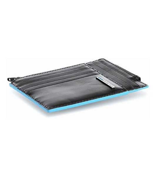 Чехол для кредитных карт Piquadro Blue Square PU1243B2R/N черный натур.кожа