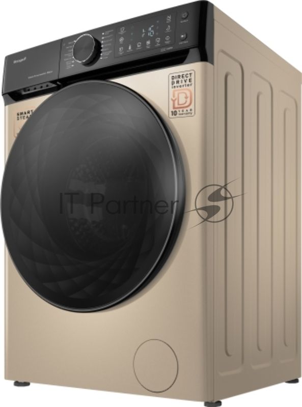 Стиральная машина Weissgauff WM 59411 Direct Drive Inverter Steam Champagne золотистая, загрузка фронтальная 11кг, 1400 об/мин., класс: A+++