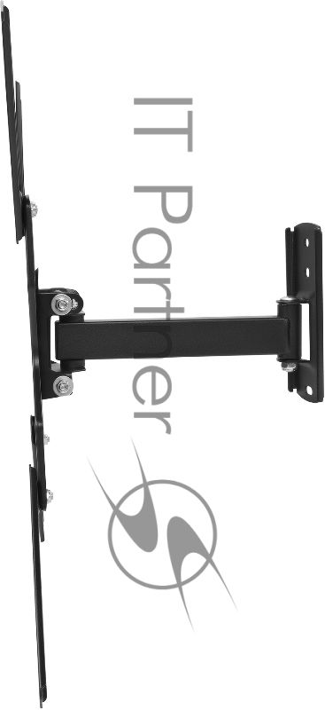 Кронштейн для телевизора Buro MF1 черный 13"-60" макс.25кг настенный поворот и наклон
