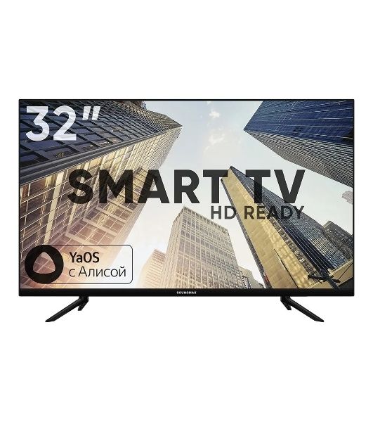 Телевизор Soundmax 32" SM-LED32M15S черный\Y LED HD 50Hz Smart TV Android 1GB/8GB