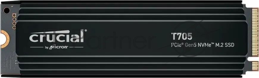 Накопитель SSD Crucial T705 1Tb PCIe Gen5 NVMe M.2 SSD with heatsink CT1000T705SSD5