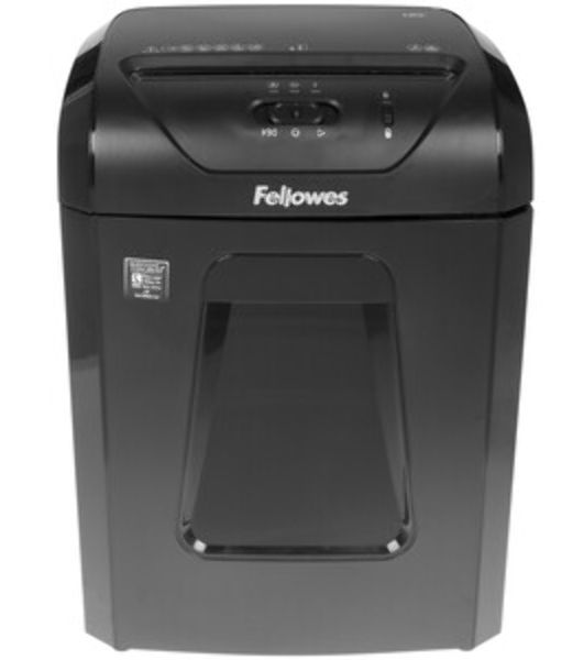 Шредер Fellowes PowerShred 12C FS-71201 DIN P-4, 4х40мм, 12лст., 18лтр.,Safety Lock