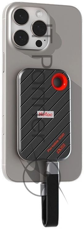 Внешний SSD Netac ZX20 II, 2TB, USB 3.2 Gen 2 Type-C, R/W 2000/1800, черный