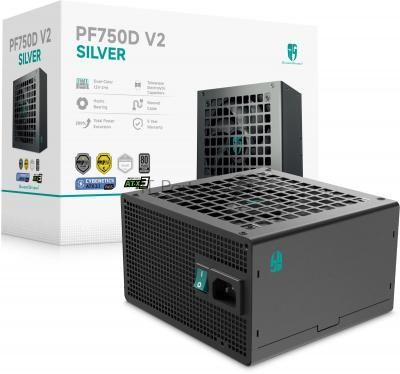 Блок питания Deepcool ATX 750W PF750D V2 80+ silver (20+4pin) APFC 120mm fan 3xSATA RTL