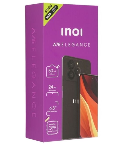 Смартфон INOI A75 Elegance, 8/512Gb, черный титан