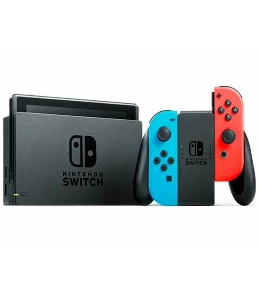 Игровая приставка Nintendo Switch OLED сине-красный
