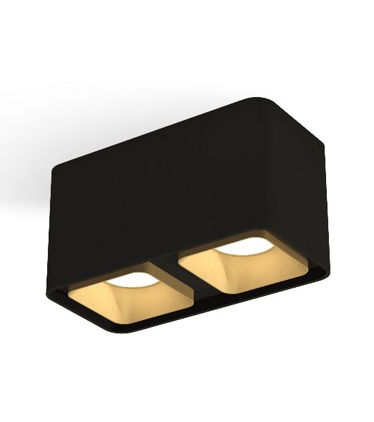 Светильник Ambrella Light XS7851004 SBK/SGD черный песок/золото песок MR16 GU5.3 (C7851, N7704)