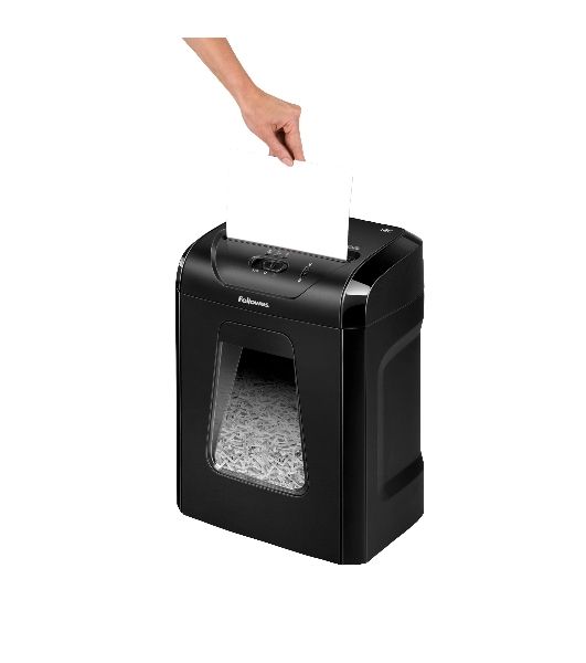 Шредер Fellowes PowerShred 12C FS-71201 DIN P-4, 4х40мм, 12лст., 18лтр.,Safety Lock