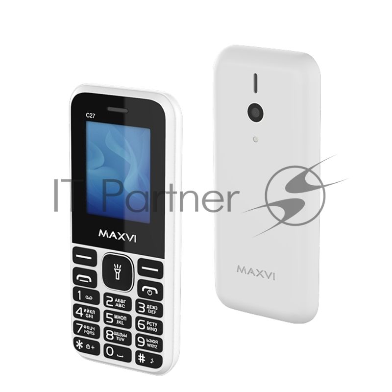 Мобильный телефон Maxvi C27 белый