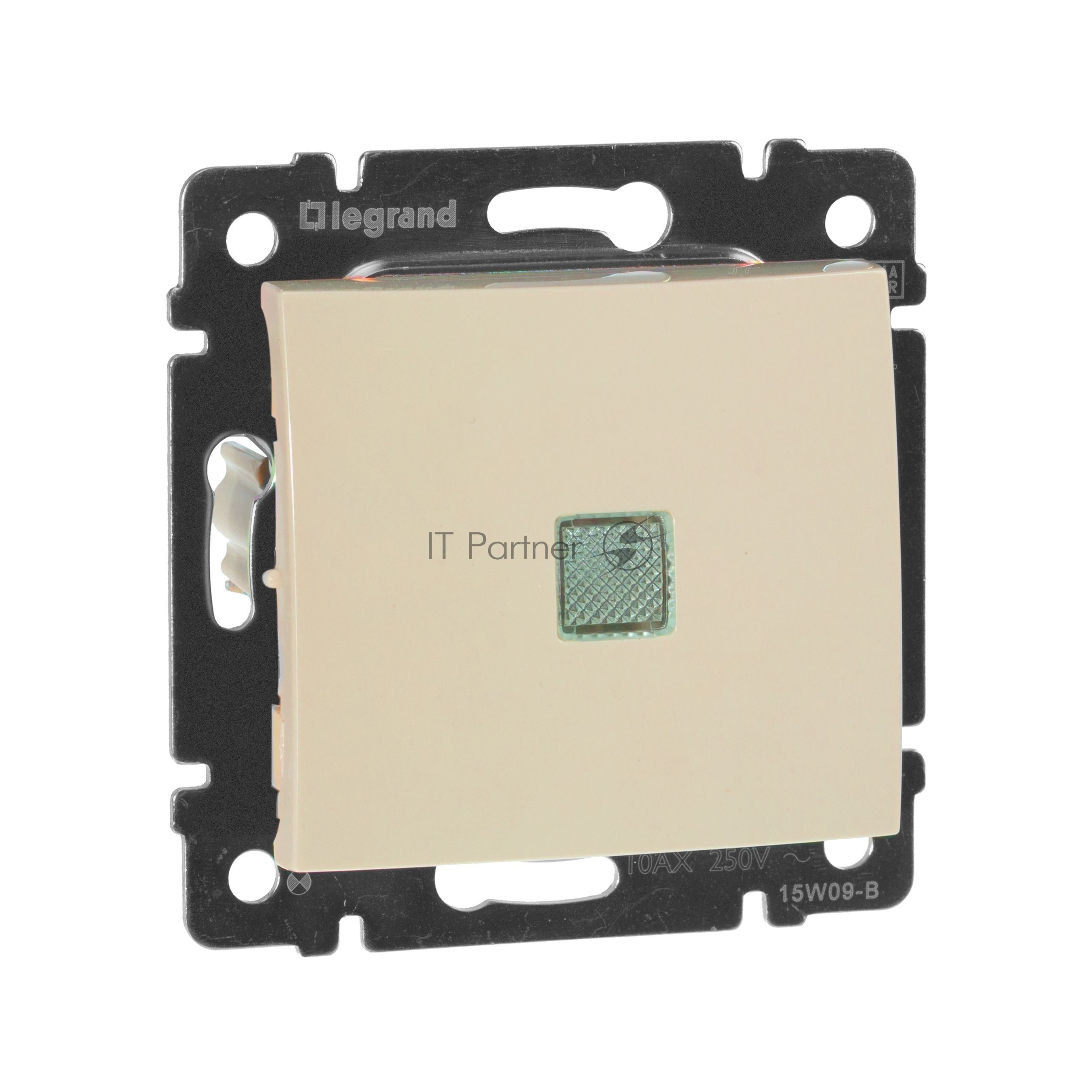 Выключатель Legrand 774310 Valena 10А c подсветкой, сл. кость