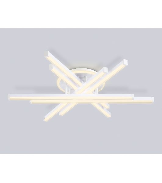 Потолочный светодиодный светильник Ambrella light FL6271 WH белый 98W 3000K-6400K 700*615*135 (ПДУ ИК)
