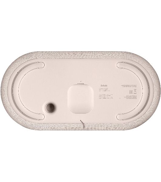 Портативная колонка BBK BTA1212 бежевый 10W 2.0 BT 10м 1800mAh