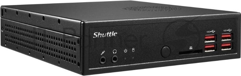 Платформа системного блока Shuttle DH32U SHU-DH32U-(MOTHERBOARD_V.2.X (Pentium 7505)-NPI,черный-90W3P,W/O HDD), W/O EDID/ALC662/ALC888,Genesys (004440)