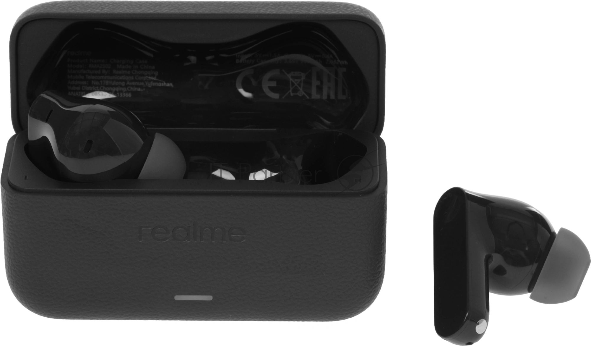 Наушники TWS Realme Buds T500 Pro черный, внутриканальные, Bluetooth, активное шумоподавление, до 56 ч