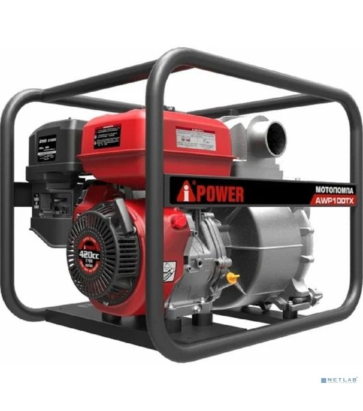 Мотопомпа A-ipower бензиновая для сильно загрязненной воды AWP100TX 30341