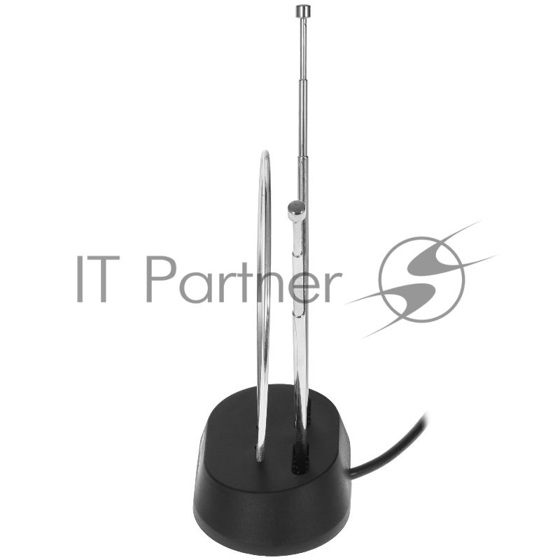 Телевизионная антенна Harper ADVB-2111 (комнатная, пассивная;DVB-T2; VHF/UHF (174–230 MHz, 470-862 MHz); 20 dB; 75; 3dB; 1 м)