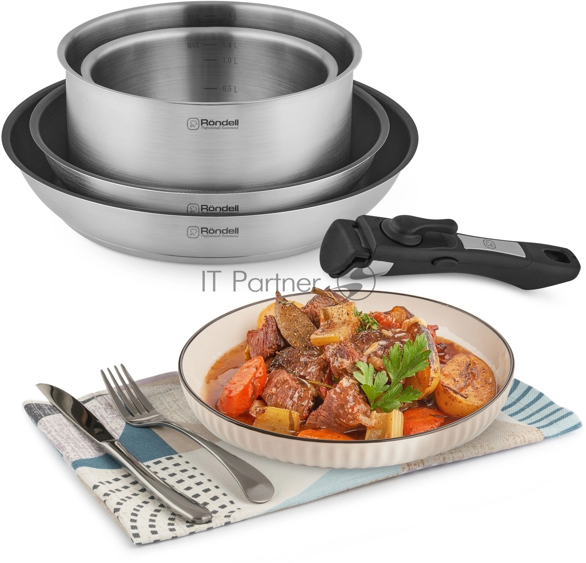 Набор посуды Rondell Stark RDS-2010 3 предмета