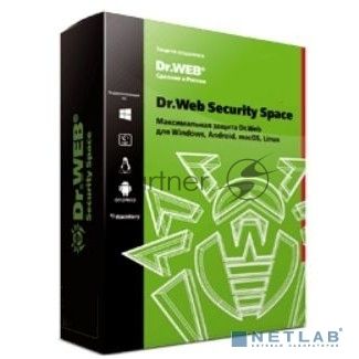 Программное обеспечение DR.WEB Security Space 2 ПК/1 год (BHW-B-12M-2-A3)