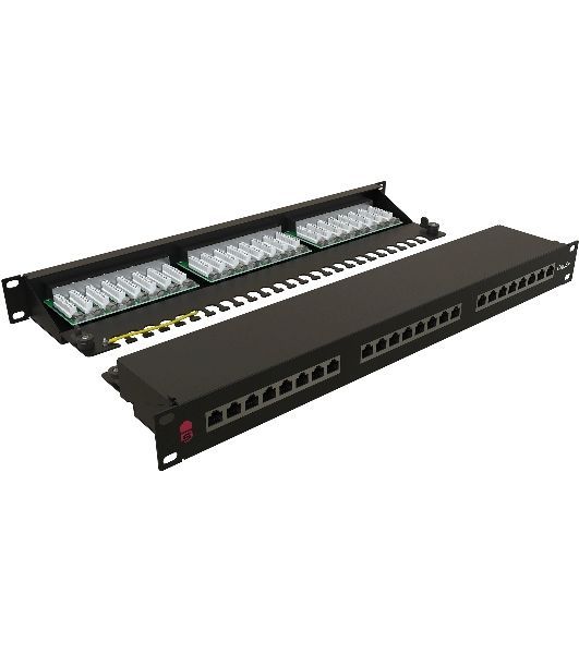 Патч-панель Sysmatrix PP 1901U.S245ES.N 19" 1U 24xRJ45 кат.5E FTP