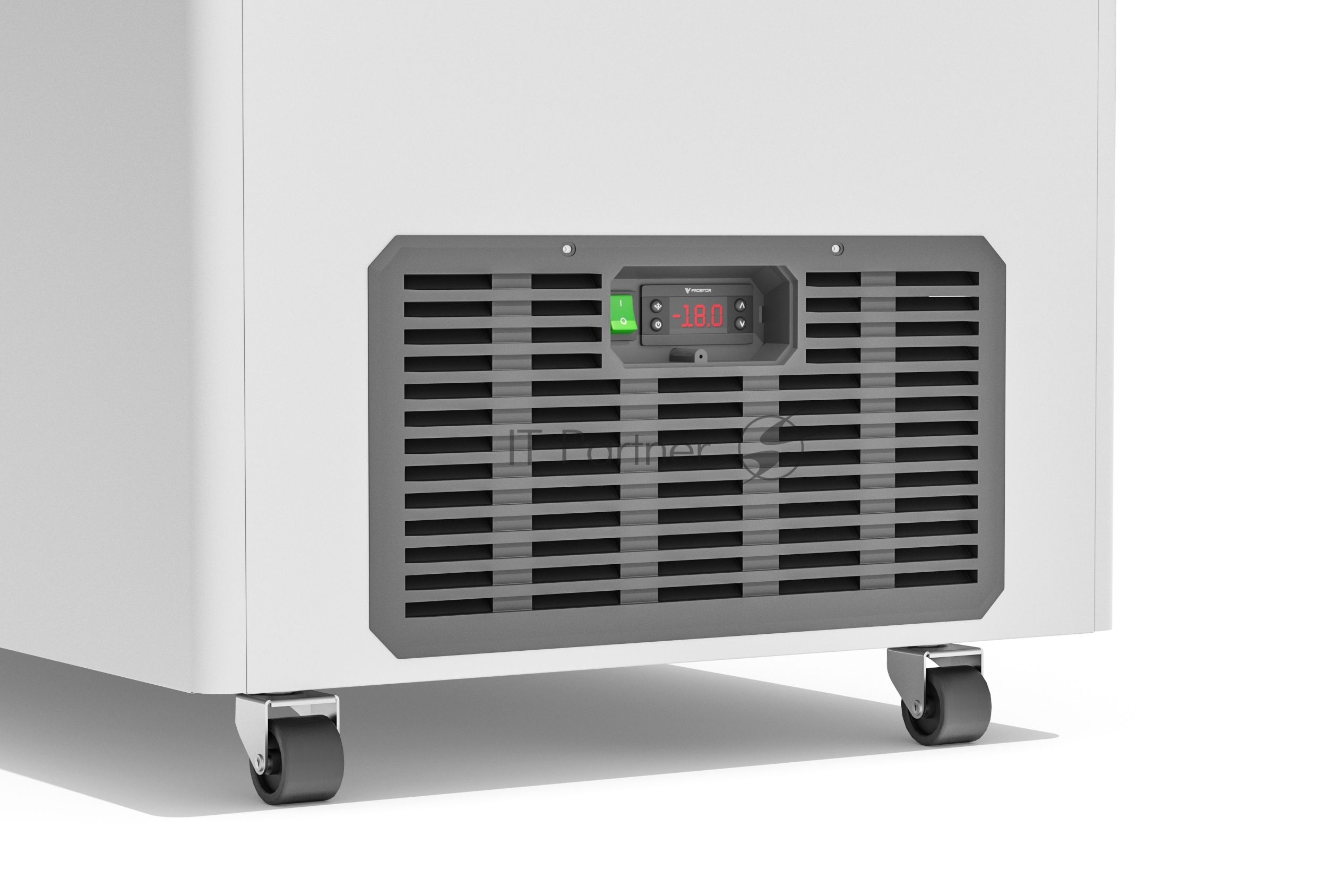 Морозильный ларь FROSTOR GELLAR FG 250 E, белый/красный, 240л, 2 корзины