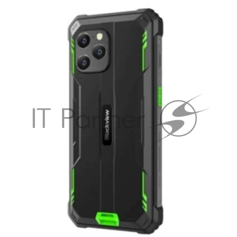 Смартфон Blackview BV8900 Pro, 8/256Gb, черный/зеленый