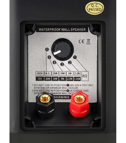 Акустическая система Intrend ITSPK-MSK4-B двухполосная, корпусная: 4"СЧ, 1"ВЧ, 2.5Вт/5Вт/10Вт/20Вт 100V/70V/8Ом, IP66. Корпус полипропилен, алюминиевый гриль. Цвет черный. Крепление в комплекте. (в упаковке 2шт, цена указана за 1шт)