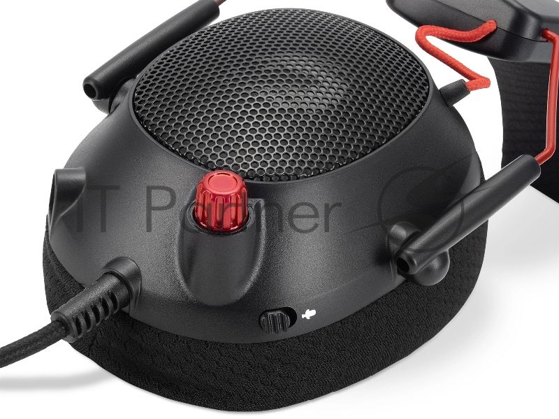Гарнитура Oklick HS-L305G чёрный, проводная, USB, подсветка