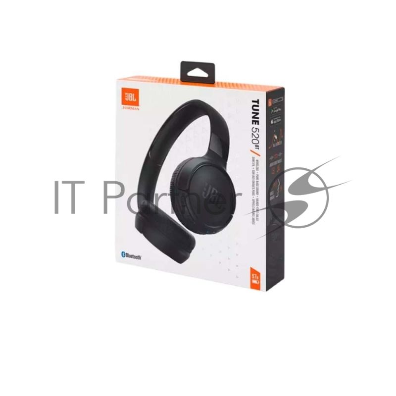 Гарнитура беспроводная JBL TUNE 520BT черный
