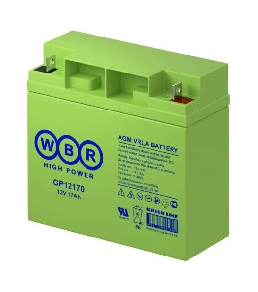 Аккумулятор WBR GP12170 B3, 12V, 17Ач
