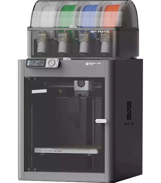 Принтер 3D Bambu Lab P1 S Combo 256x256x256мм ABS;PLA;PETG;Flex;ASA;PC;PET;TPU